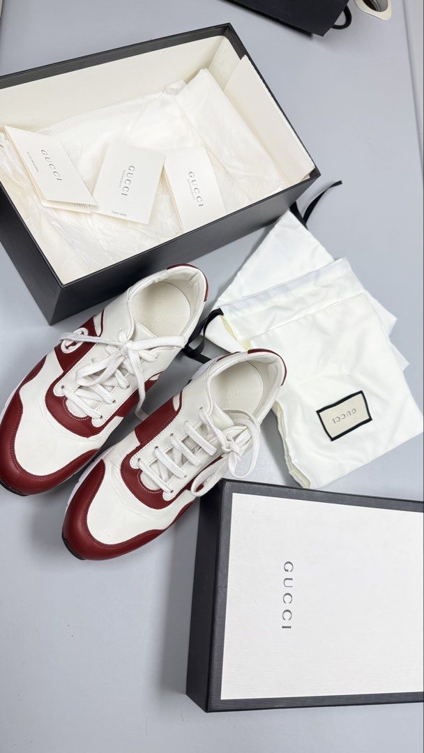 Gucci Shoes size 38 (Category: Sneakers) located in Manila. Submitted by zarizari.mla (Listing ID 1466207749, Image 1). Description: Comes with paper bag, dust bag With box .