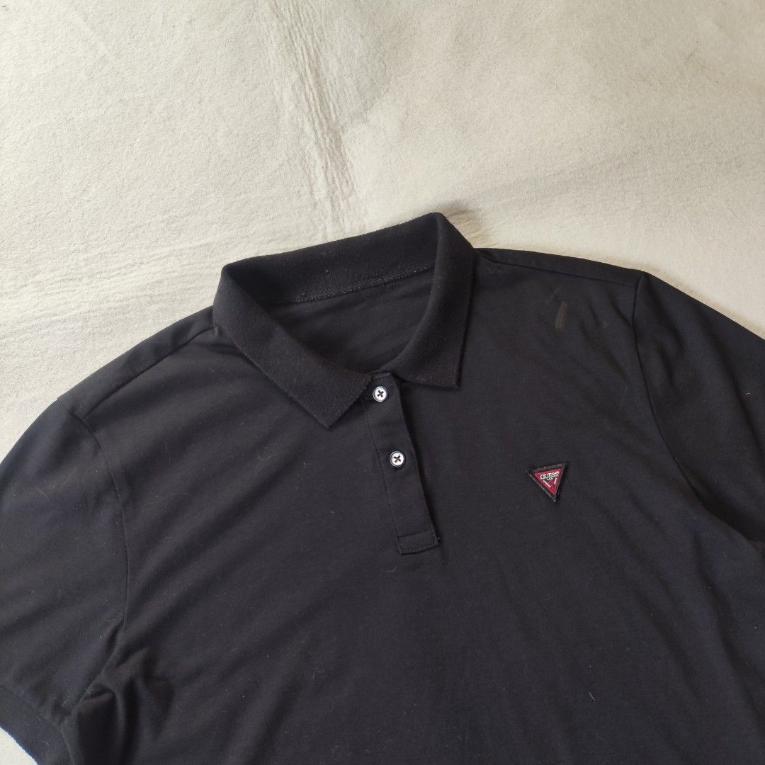 Guess Polo Shirt (Category: Tshirts & Polo Shirts ) located in Balamban. Submitted by winston.jude (Listing ID 1466275329, Image 3). Description: medium width:19.5 length:26 good condition no issues 600+sf🤝.