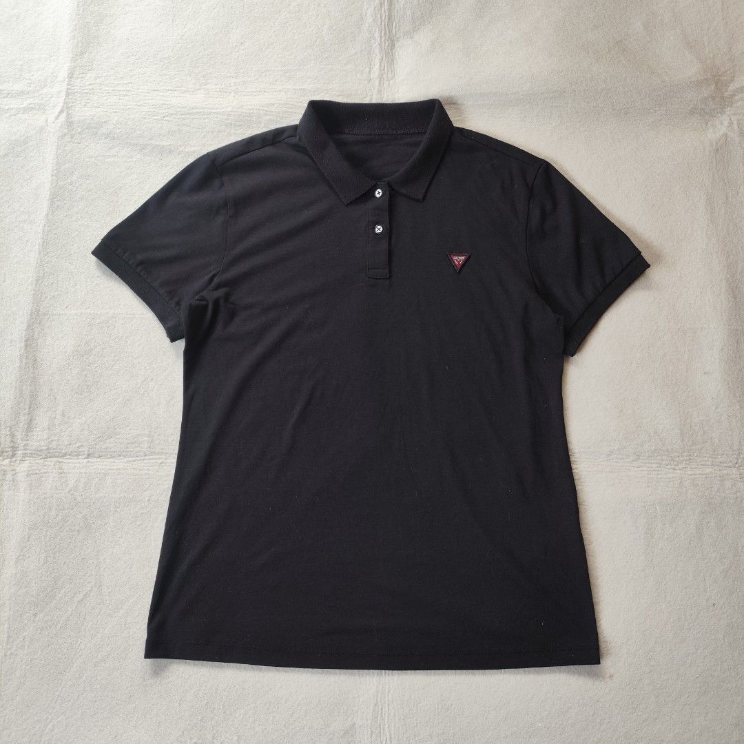 Guess Polo Shirt (Category: Tshirts & Polo Shirts ) located in Balamban. Submitted by winston.jude (Listing ID 1466275329, Image 1). Description: medium width:19.5 length:26 good condition no issues 600+sf🤝.