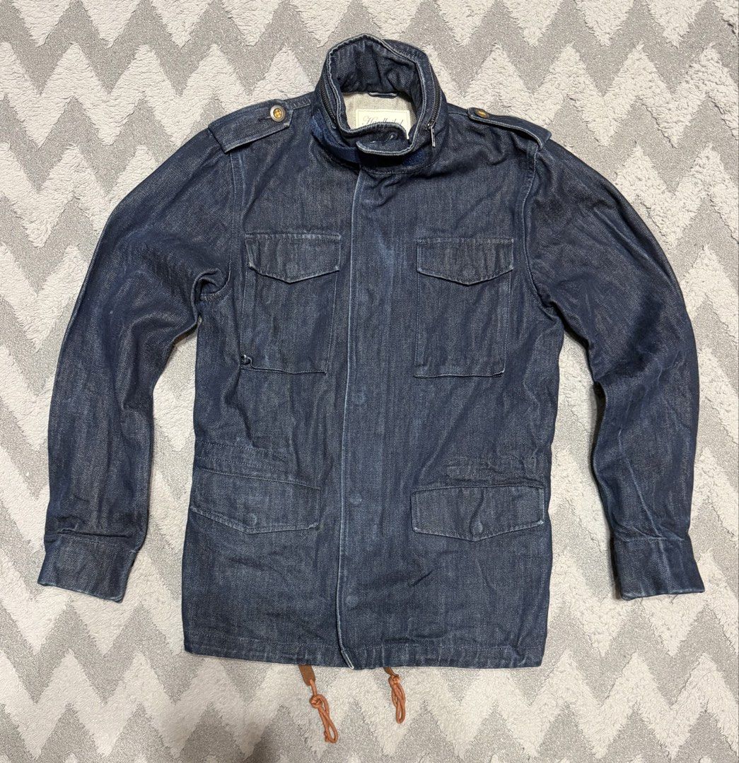 Hard Boiled - M-65 Field Denim Selvedge Jacket (Category: Coats, Jackets and Outerwear) located in Cavite. Submitted by commoncourtesy (Listing ID 1466221294, Image 1). Description: Size Medium mens Authentic.