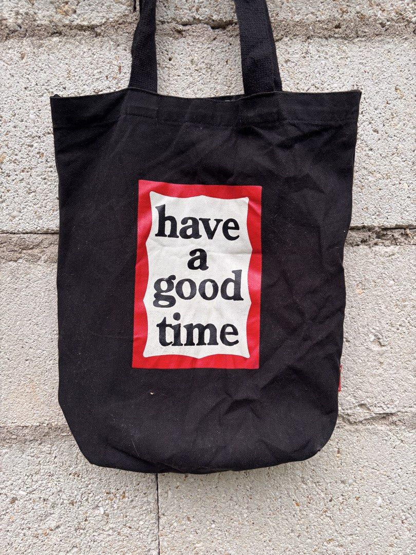 Have a good time tote (Category: Tote Bags) located in Tagbilaran City. Submitted by noeeeelll (Listing ID 1466252689, Image 2). Description: In excellent condition .