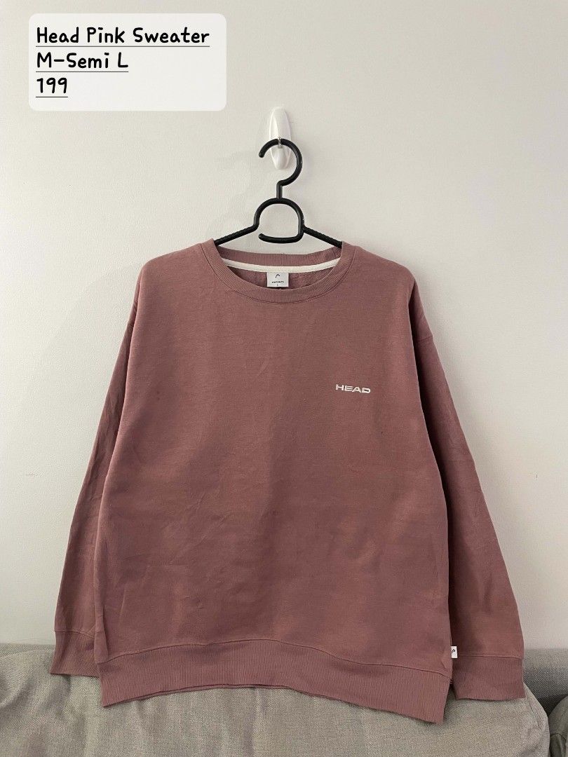 Head Pink Sweater (Category: Coats, Jackets and Outerwear) located in Quezon City. Submitted by mariaplusmoshi (Listing ID 1466164145, Image 1). Description: deets alr posted 📍Ever, Commonwealth, Q.C MOP: Gcash Lalamove/J&T.