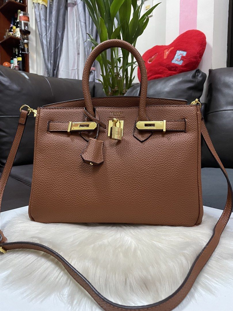 Hermes Birkin (Category: Luxury Bags & Wallets) located in Mandaue City. Submitted by ludz_0246 (Listing ID 1466277124, Image 1). Description: Coded etekita Gold hardware In 30cm Color Tan or Brown Dustbag With long strap No issue.