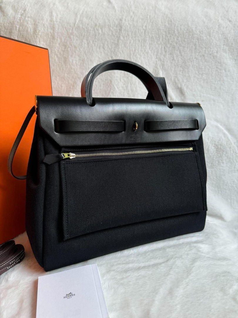 Hermes Herbag 31 Stamp K 2025 (Category: Luxury Bags & Wallets) located in Quezon City. Submitted by aylahphia (Listing ID 1466302240, Image 2). Description: Hermes Herbag 31 Stamp K bnew 😍😍 For serious buyers, additional photos can be given upon request. Item is guaranteed authentic. Moneyback if proven fake. Buyer may request for authentication at their expense. MOP: BDO, BPI MOD: LBC, Same day delivery 📍Malolos, Bulacan 📍SMNE Quezon City (