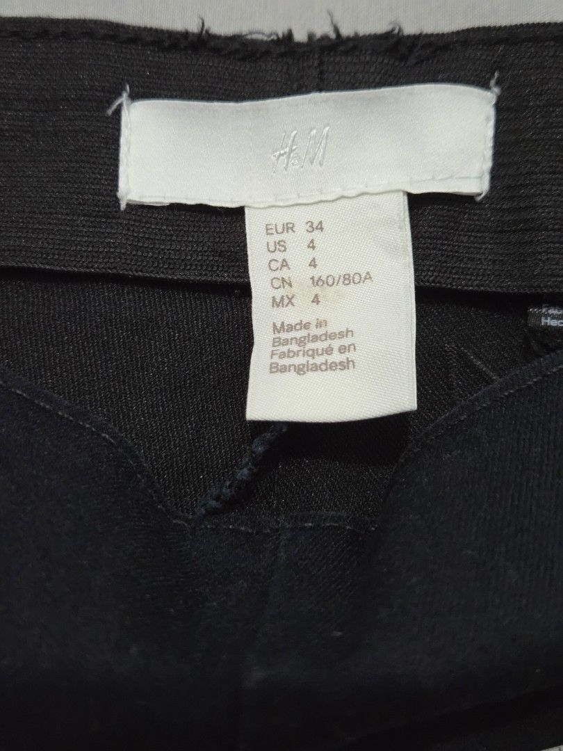 H&M High Waist Trouser (Category: Other Bottoms) located in Bulacan. Submitted by limitless.melai (Listing ID 1466180391, Image 3). Description: waist - 26inches length - 36.5 inches.