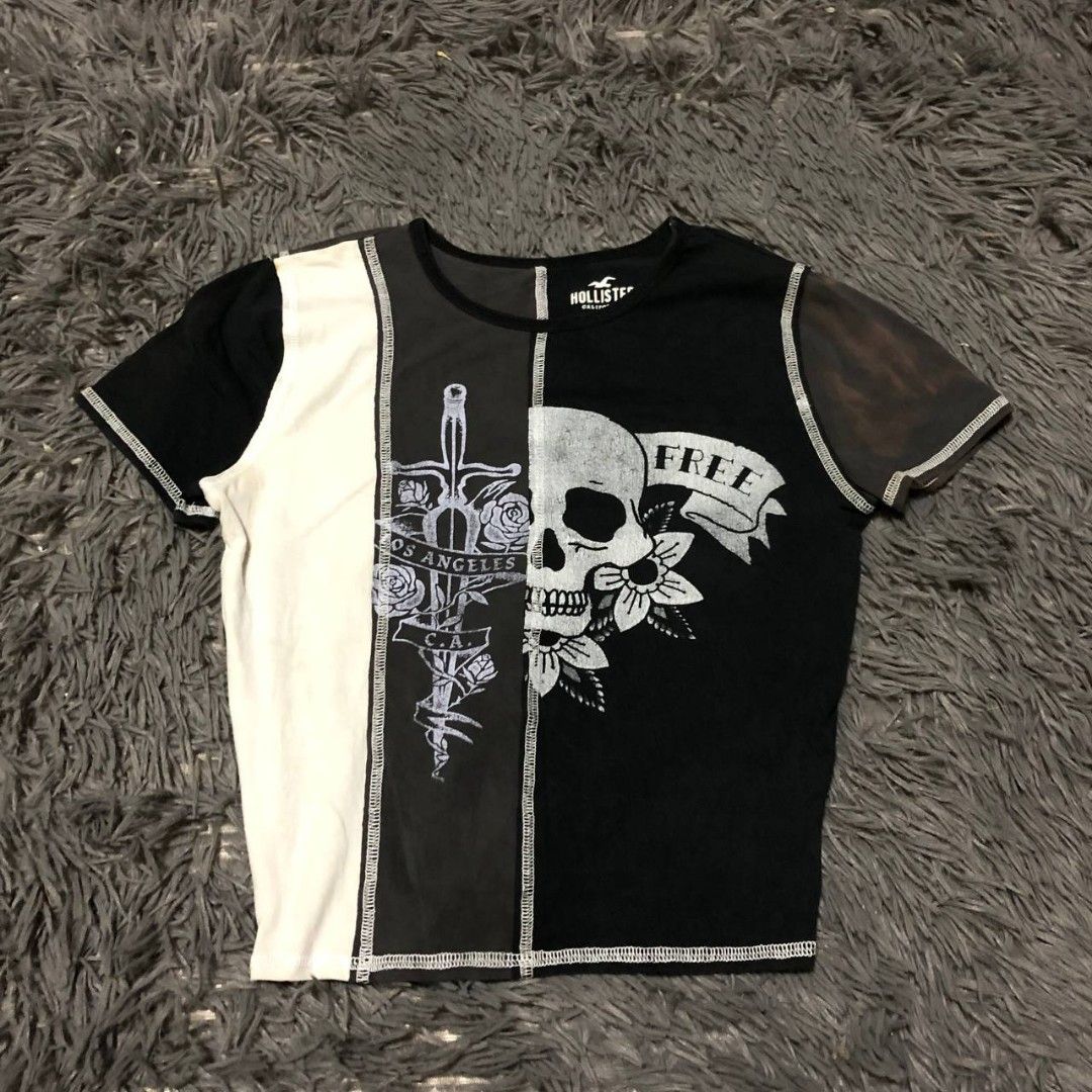 Hollister Shirt (Category: Activewear) located in Camiling. Submitted by thriftscape2024 (Listing ID 1466302475, Image 1). Description: Excellent Condition Color rate: 9/10 Issue: minimal fades Dimes: W14xL17.