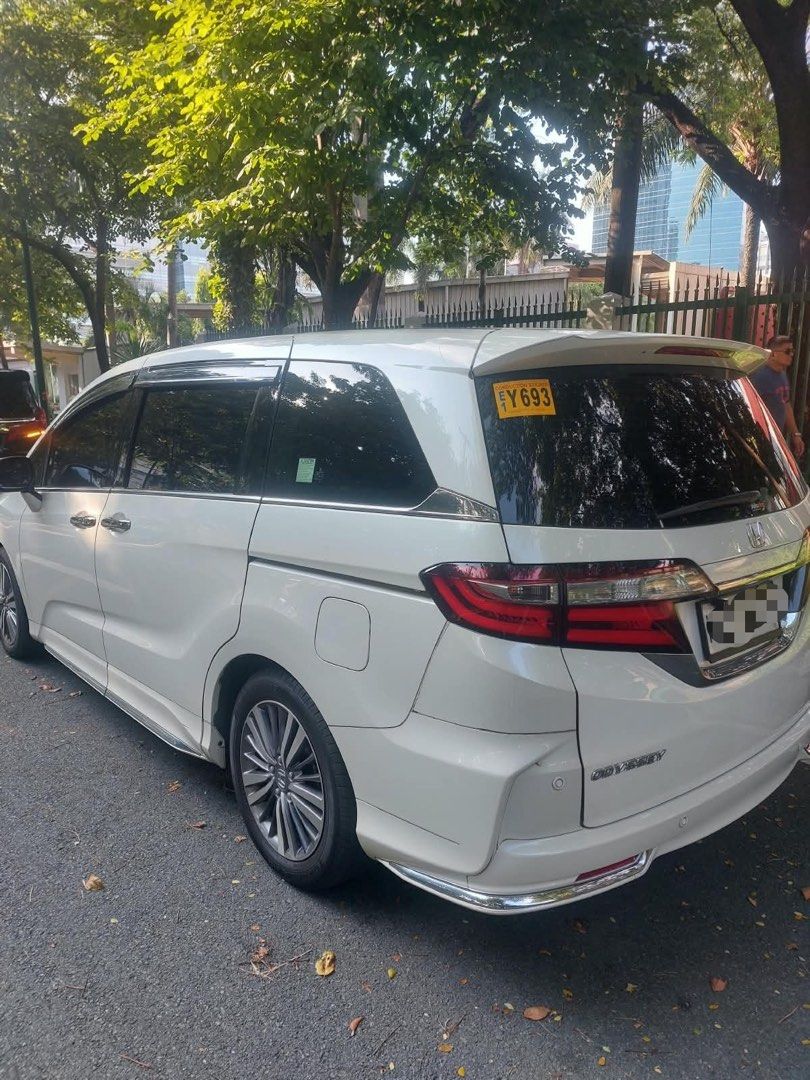 Honda Odyssey 2.4 EX (A) (Category: Used Cars) located in Taguig. Submitted by candleee3 (Listing ID 1466197531, Image 1). Description: FOR SALE!! (Helping a friend) Model: Honda Odyssey 2.4L EX-V NAVI CVT (Highest Spec) Year: 03 October,2019 registered Fuel: Gasoline Type: AUTO MPV (7 Seater) Ownership: 1st Owner (Friday Coding) Mileage: 24,500 KM Chassis number: JHMRC1850KC204694 Servicing: Logbook with all servicing recorded ——————————————————