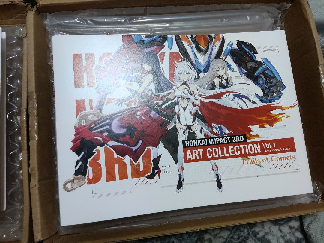 Honkai Impact 3rd Art Collection Vol 1 and 2 (Category: Comics & Manga) located in Baguio. Submitted by kodiak_39 (Listing ID 1466219966, Image 2). Description: For Sale Honkai Impact 3rd Art Book Vol 1 and 2 English Price 1300 each or 2000 if take both Payment through Gcash 🚚 Shipping through LBC or J&T shouldered by buyer 📍Location: Baguio City Nasa storage lang sila for years kaya near mint condition. PM for additional inquiries .