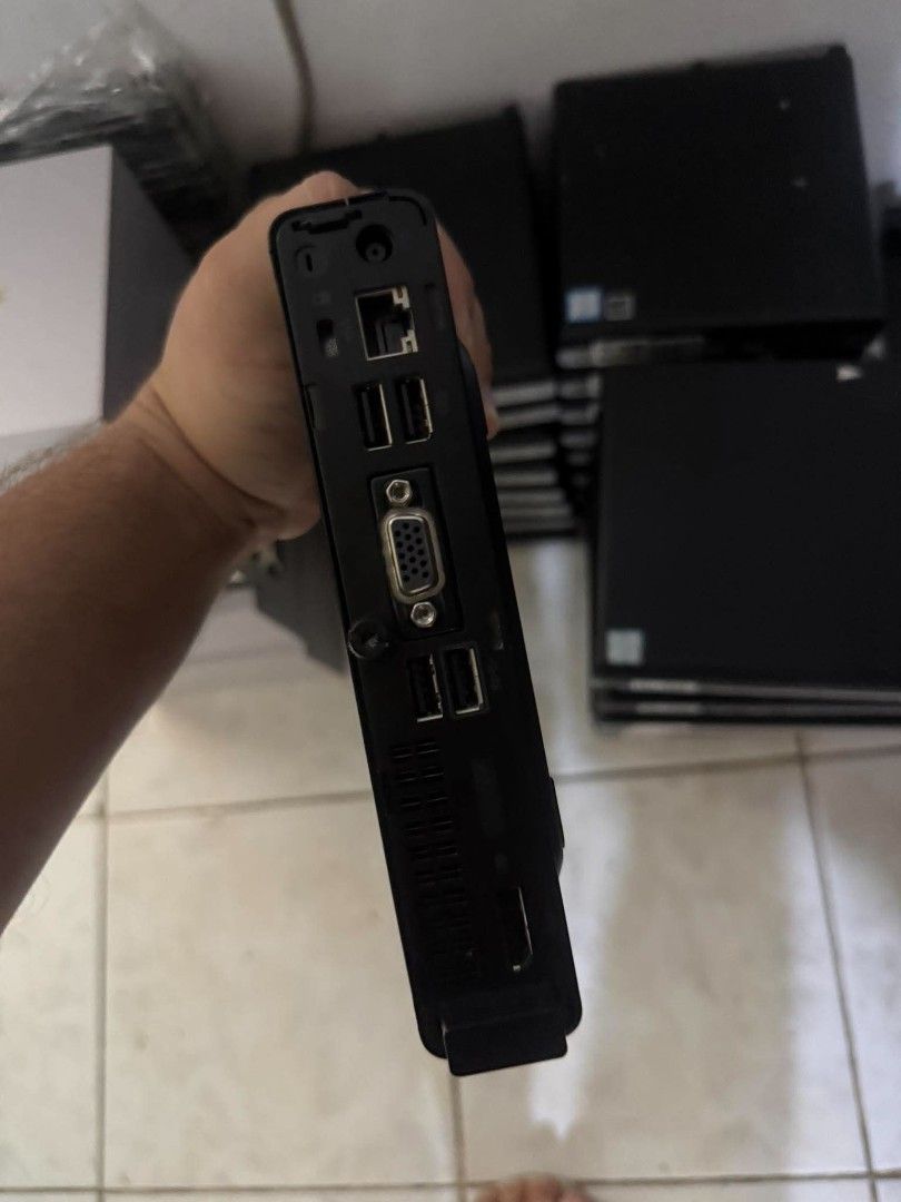 HP mini PC (Category: Desktops) located in Manila. Submitted by happyearth.953a15 (Listing ID 1466162292, Image 2). Description: HP mini PC I5 8th gen Intel UHD Graphics 630 16gb ram 256gb ssd Windows 11 pro OS Unit with power adapter 💸💸 9,500 each Location: San Andres bukid manila Pick up or deliver cod.