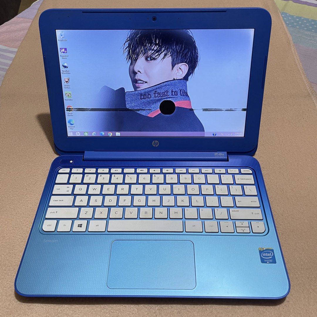 HP Stream Notebook PC 11 [Dead Pixel on Screen] (Category: Laptops & Notebooks) located in Manila. Submitted by jinariii (Listing ID 1466260338, Image 1). Description: ❌Dead Pixel Screen — Black Lines & Dots❌ ▫️Selling my old laptop ▫️HP Stream ▫️Deep Blue in color ▫️Small and handy ▫️Comes with charger ▫️Selling as it is ▫️No hidden issues aside from the dead pixels 💰MOP: BPI | Maribank | MAYA | GCash.