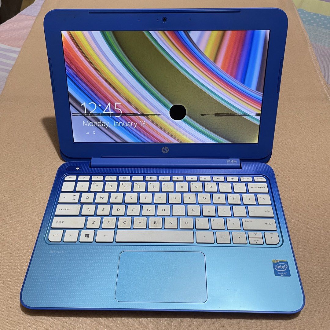 HP Stream Notebook PC 11 [Dead Pixel on Screen] (Category: Laptops & Notebooks) located in Manila. Submitted by jinariii (Listing ID 1466260338, Image 2). Description: ❌Dead Pixel Screen — Black Lines & Dots❌ ▫️Selling my old laptop ▫️HP Stream ▫️Deep Blue in color ▫️Small and handy ▫️Comes with charger ▫️Selling as it is ▫️No hidden issues aside from the dead pixels 💰MOP: BPI | Maribank | MAYA | GCash.