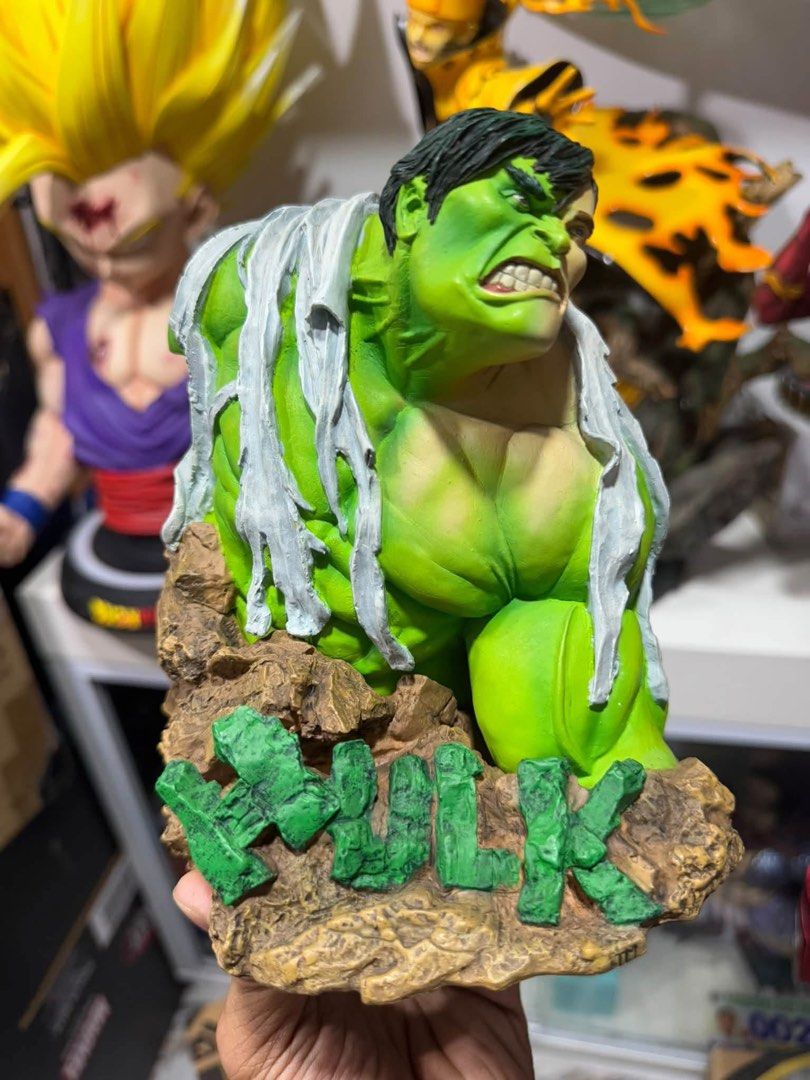 Hulk resin statues (Category: Figurines & Statues) located in Paranaque City. Submitted by icko007 (Listing ID 1466173075, Image 2). Description: All Licensed” and Numbered Limited edition As is no box all. see pic for details Resin Hulks Statues For take All Price 7.5k Only 🔥🔥 No rush Shipping / Dibs now Paynow Location Paranaque Payment Gcash/Bpi Shipping Lalamove/Lbc (Lbc Via Sched) Buyers Risk / Fee ‼️Seller is not responsible for: lost, st