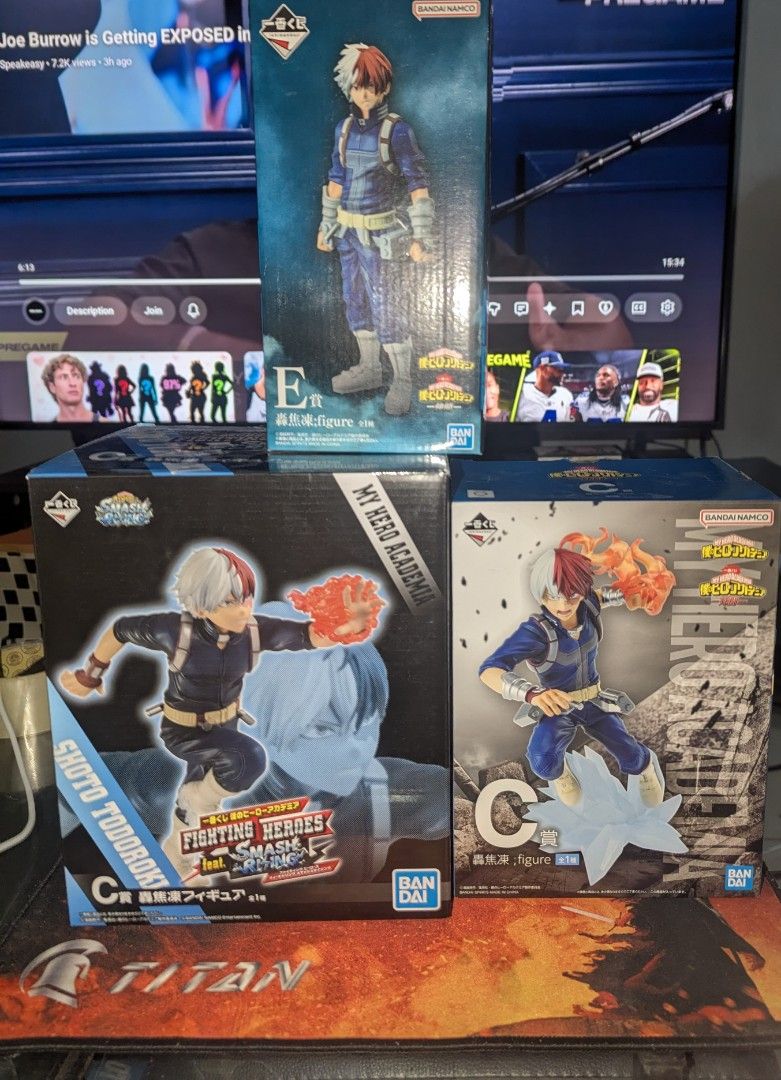 Ichiban Kuji Shoto Todoroki Set (Category: Figurines & Statues) located in Caloocan City. Submitted by jplim0607161498 (Listing ID 1466010148, Image 1). Description: All are BIB no issues Sold as Set P1,800.00 Delivery via Lalamove from Antipolo.