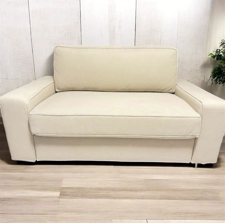 Ikea Vilasund 2-Seater Sofabed (Category: Sofas) located in Quezon City. Submitted by dannikkishoppe2 (Listing ID 1466175053, Image 2). Description: Ikea Vilasund 2-Seater Sofabed ‼️₱18000‼️ *washable cover *storage space under the seat *good as new *clean & ready to use Please manage your expectations as there might be minimal flaws. Color may vary due to lighting, it may appear darker or lighter in person. Check photos first before buying. Plea