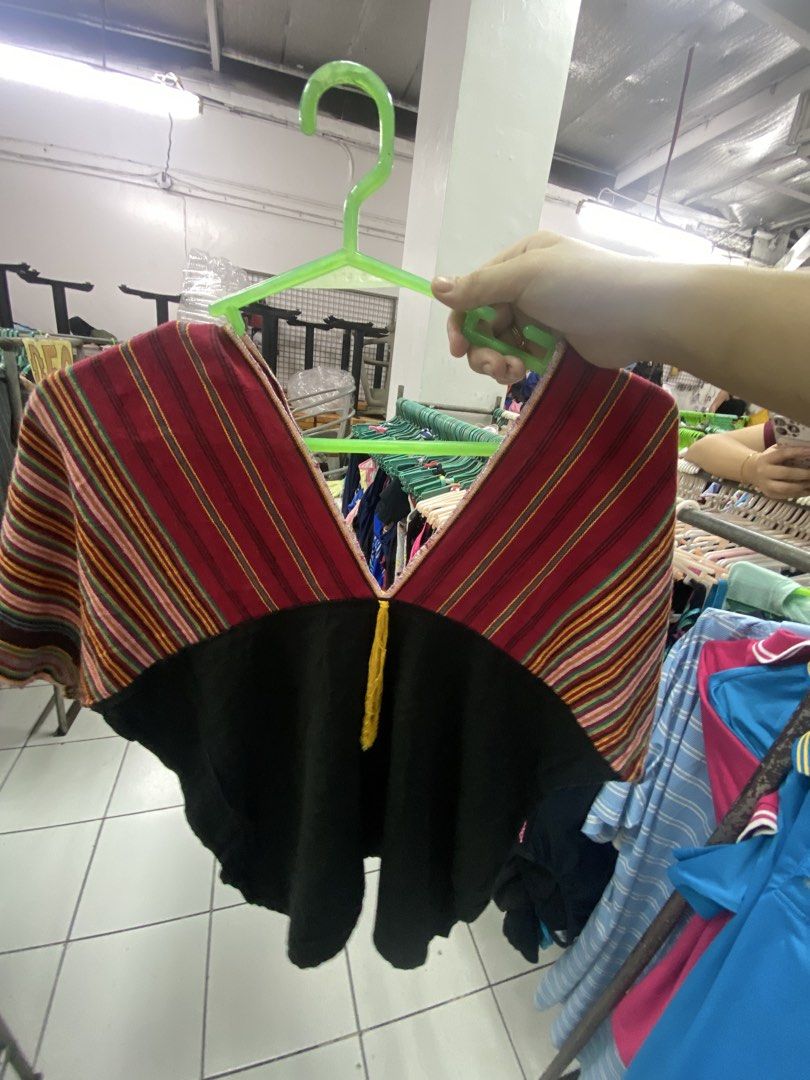 Indigenous Pattern Short Sleeve Top Black Red Stripes (Category: Blouses) located in Manila. Submitted by ariane0422 (Listing ID 1466257708, Image 1). Description: .