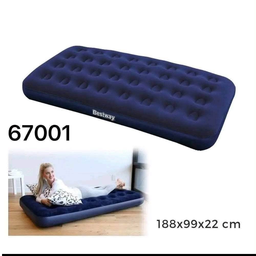 INFLATABLE AIRBED (Category: Announcements) located in Manila. Submitted by jelai.cybyb (Listing ID 1466228638, Image 2). Description: Bestway airbed price • Single 650 • Double 900 • Queen size 1300 • King size 1400 • Electric pump 300 • Manual pump 250.