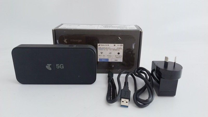 Inseego 5G Mobile WiFi Hotspot – T-Mobile (Category: Networking) located in Pasig City. Submitted by realistic28 (Listing ID 1466336607, Image 2). Description: Inseego 5G Mobile WiFi Hotspot – portable internet device na puwedeng gamitin para magkaroon ng WiFi connection kahit nasa labas. ✅ 5G mobile hotspot ✅ May built-in LCD touchscreen ✅ Supports WiFi connection for multiple devices ✅ Portable at rechargeable ✅ May kasamang USB cable at charge