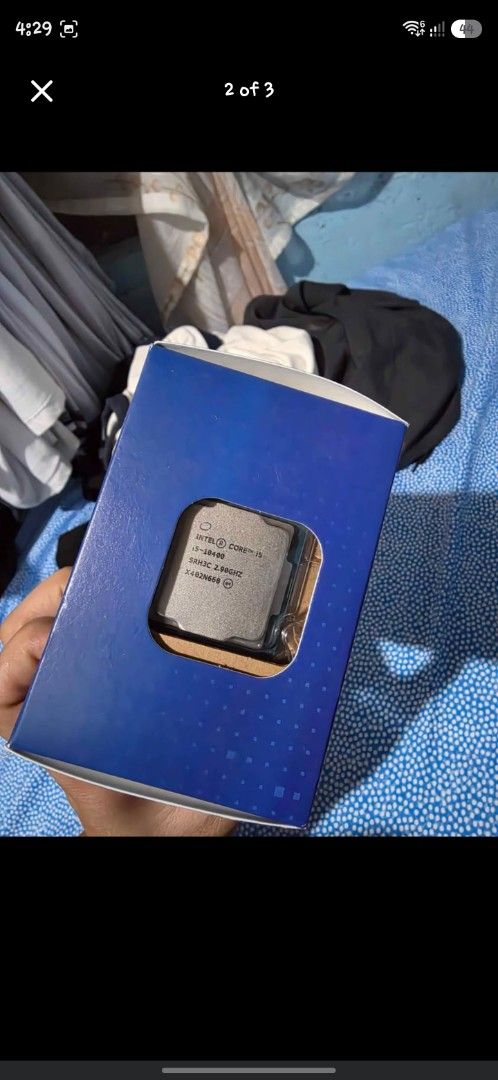 Intel Core i5-10400 10th Gen Processor LGA1200 (Category: Desktops) located in Makati City. Submitted by kokokrunch21 (Listing ID 1466231291, Image 2). Description: - Brand: Intel Core i5-10400 (10th Generation) - Socket Type: LGA1200 - Base Frequency: 2.90GHz - Condition: Brand new, factory-sealed retail box - Packaging: Original packaging completely intact, unopened - Ideal for: Mid-range gaming and productivity PC builds - RFS: Extra stocks fr