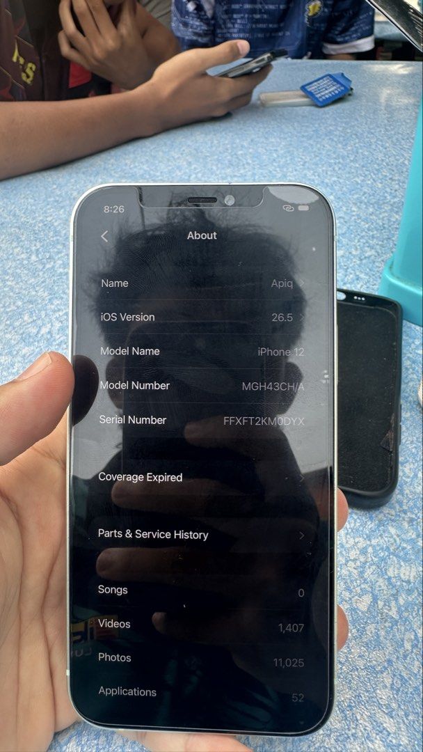 ip 12 (Category: iPhone 12 Series) located in Kuala Lumpur. Submitted by afiqdanial973 (Listing ID 1466230892, Image 3). Description: iphone 12 256gb face id ❌ bateri 100% .