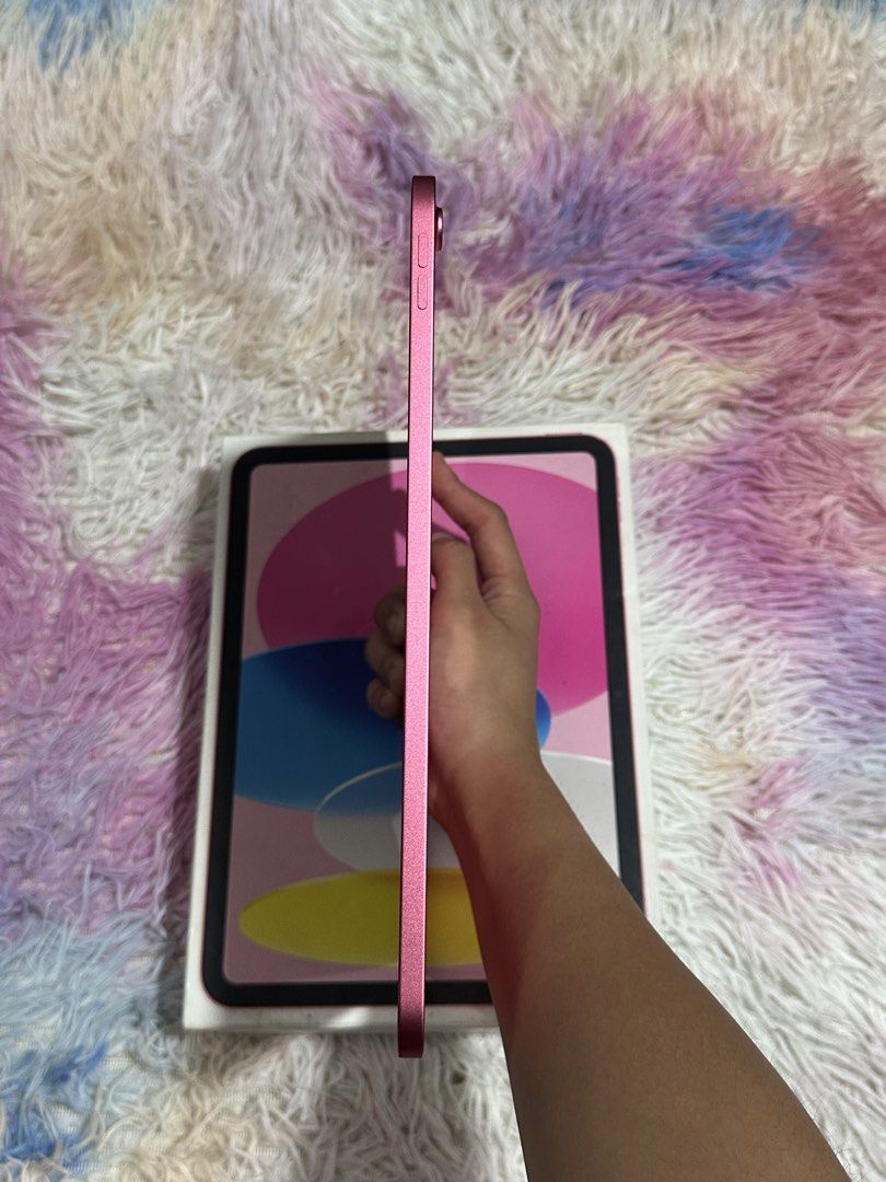 iPad A16 11th Gen Pink (Category: iPad) located in Manila. Submitted by chealszestt (Listing ID 1466320656, Image 2). Description: iPad A16 11th Gen Pink -128 GB WiFi -PPA/NTC (PowerMac Purchased) -95% Battery Health (161 cc) -All Original & Working -No Issue; No Dents -No Replace/Repair History (3utools Provided) -Unit, Original Box, Cord QC/SJDM or Meet up Half-Way MEET UP ONLY.