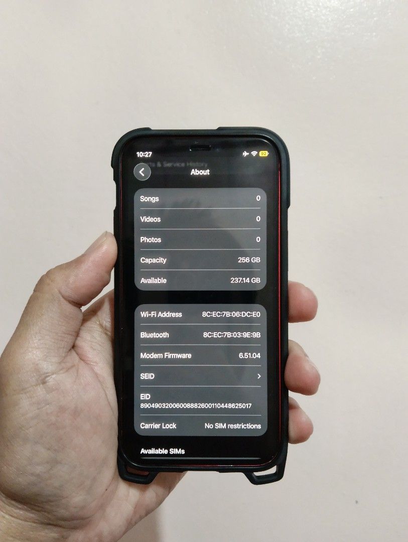 iPhone 12 mini 256gb (Category: iPhone 12 Series) located in Quezon City. Submitted by cj0913 (Listing ID 1466299697, Image 3). Description: For sale iPhone 12 mini 256gb face id ✅ true tone ✅ factory unlocked (any sim) 98% BH (replaced, genuine) no issue, makinis unit and case only!.