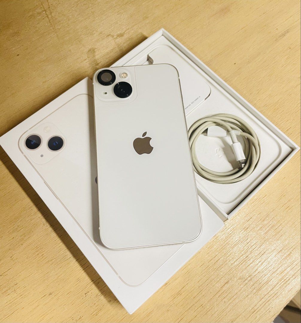 Iphone 13 128gb Starlight (Category: iPhone 13 Series) located in Los Banos. Submitted by kouno2022 (Listing ID 1466306626, Image 1). Description: For sale! Iphone 13 128gb Starlight Complete inclusion (Orig box, cord and phone case) No issue on performance. May minimal dents lang. 85 battery health No sim restriction. Loc: Brgy. Timugan, Los Banos Laguna Pwede LBC sa malayo..