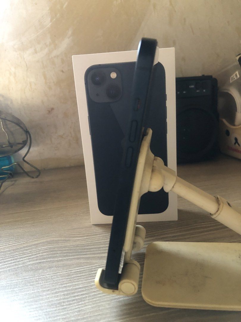 iPhone 13 Midnight Black (128GB) (Category: iPhone 13 Series) located in Cavite. Submitted by denis_11 (Listing ID 1466334180, Image 3). Description: Iphone 13 Midnight (128Gb) Bought directly from Power Mac Center Lady Owned (barely used) No hidden issue, no history of repair 89% Battery Health Factory Unlock (No SIM Restrictions) Face ID working True Tone working Crisp buttons Can reset all you want With box same imei and cord Open for Sale/Swa