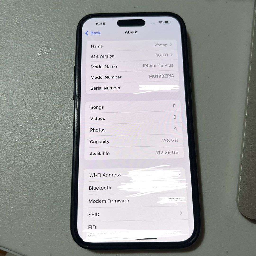 iPhone 15 Plus Pink 128GB (Category: iPhone 15 Series) located in Quezon City. Submitted by projectpurge (Listing ID 1466313017, Image 3). Description: 📱 Item Details * Model: iPhone 15 Plus * Color: Pink * Storage: 128GB * First Used: August 2024 🔎 Condition & Usage * Mint condition, lady-owned * Around 1 year only of actual use * Fully functional, no issues * Battery Health: 84% | Cycle Count: 395 * Screen, back, and frame are in excellent co