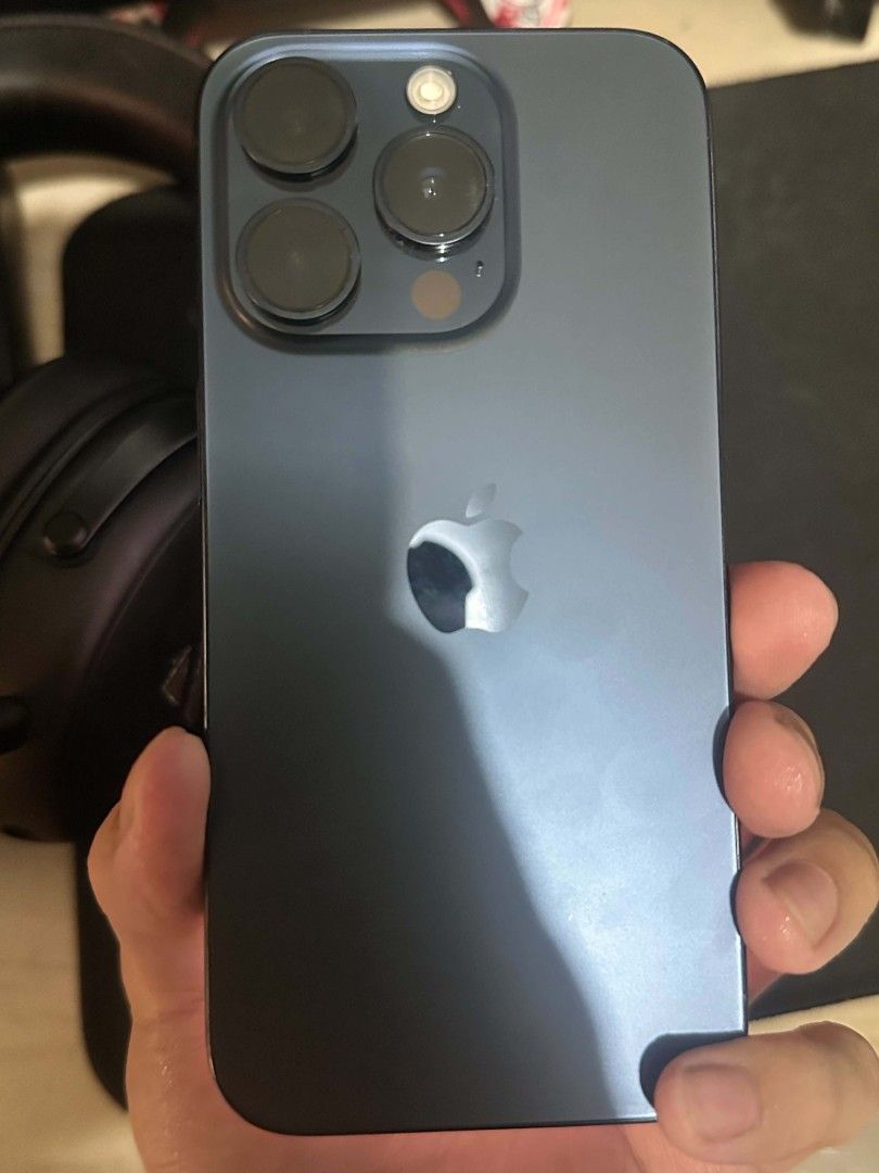 Iphone 15 pro (Category: iPhone 15 Series) located in Valenzuela. Submitted by cezzwhooo (Listing ID 1466297102, Image 1). Description: no issue, no repairs no scratches ntc approved slightly nego.