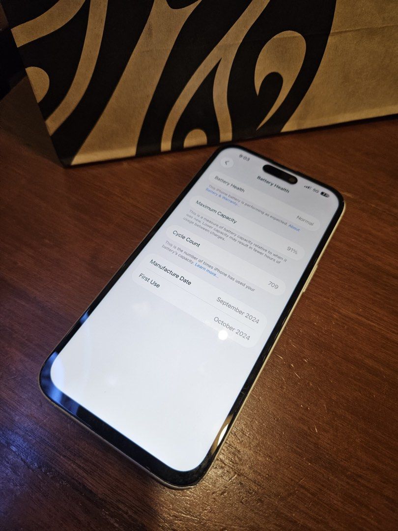 iphone 16 plus 128gb openline original (Category: Other Mobile & Gadget Accessories) located in Pasig City. Submitted by furinagenshin (Listing ID 1466309730, Image 3). Description: original iphone 16 plus 128gb Ntc openline ( personal phone ) personal used 91% battery health pm lang po if interested :) madali nmn ako kausap bsta sure buyer po issue- palitan nyo na lang ng LCD- nagagamit nmn lcd now. ok lahat meron lang maliit na whitespot gumaga