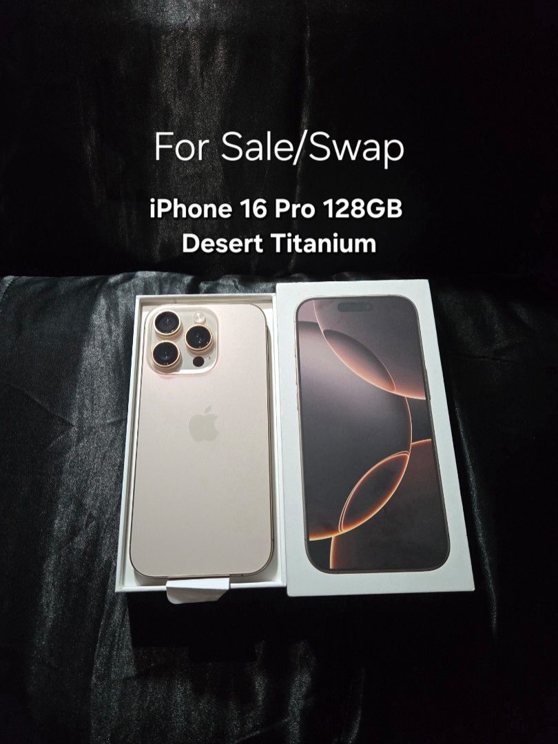 iPhone 16 Pro 128GB (89%BH) NTC (Category: iPhone 16 Series) located in Quezon City. Submitted by ibargaintolive (Listing ID 1466173404, Image 1). Description: CAN DO MEETUPS/LBC/GRAB/LALAMOVE 👋 With 1-Week Personal Warranty. I offer a 1-Week Money-Back Guarantee if you experience any unexpected issues. Swapping Price is higher than Selling Price. FIXED PRICE!!! Details: 💰 Price: Php 39,000 (Fixed Price) 📲 Model: iPhone 16 Pro 128GB 🎨 Color: 