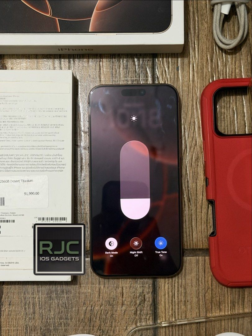 Iphone 16 pro max 256gb (Category: iPhone 16 Series) located in Pasig City. Submitted by rjc_iosgadgets (Listing ID 1466179760, Image 3). Description: ‼️ FOR SALE ‼️ Iphone 16 pro max 256gb Desert Titanium 🐪🏜️ ₱49,490 (price slightly negotiable) ☑️94 battery health (234 cycle count) ☑️From Powermac ☑️Local Variant Ntc approved ☑️Warranty ended last January 2026 ☑️Like Brand New condition ☑️Triple 48mp Camera ☑️Camera Control Button ☑️Working fa