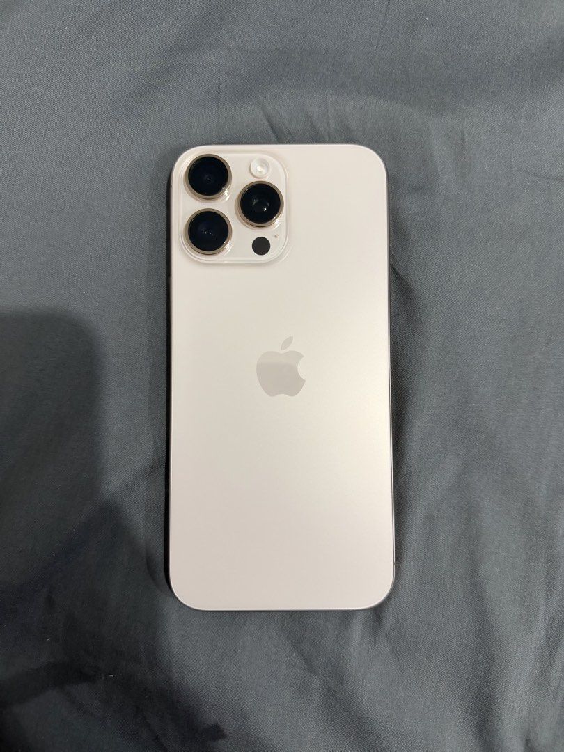 iPhone 16 Pro Max 256gb (Category: iPhone 16 Series) located in Pasig City. Submitted by justforfun-collectibles (Listing ID 1466281934, Image 2). Description: FOR SALE iPhone 16 Pro Max 256gb Desert Titanium 100% smooth, no dents/scratches No issues, 100% working 88% battery health With screen protector With box Location: Pasig RFS: Upgrade.