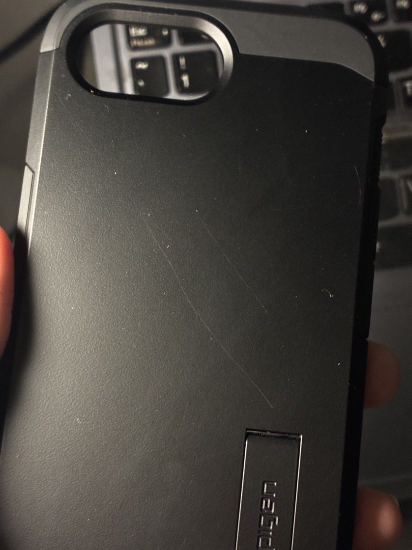 IPHONE 16E/17E CASE (Category: Cases & Sleeves) located in Manila. Submitted by goobwfu (Listing ID 1466268855, Image 3). Description: spigeb ultra hybrid (walang magsafe) spigen tough armor ai - issues makikita naman sa pic -j&t deliv kapag malayo .