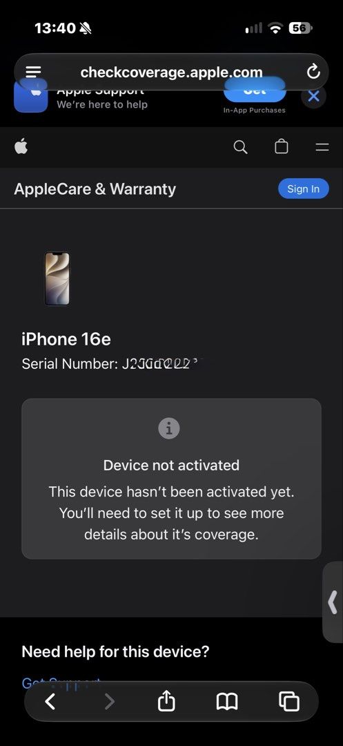 Iphone 16e Brandnew Sealed (Category: iPhone 16 Series) located in Quezon City. Submitted by snkreserve (Listing ID 1466201970, Image 3). Description: Iphone 16e Black Brandnew Sealed from the Loop UP Town Center 128gb 34,995 negotiable Can do meetup around SM North, Trinoma, Ayala Vertis, and UST Mode of Payment: Cash, Gcash, Gotyme, BPI IG: snkreserve_.