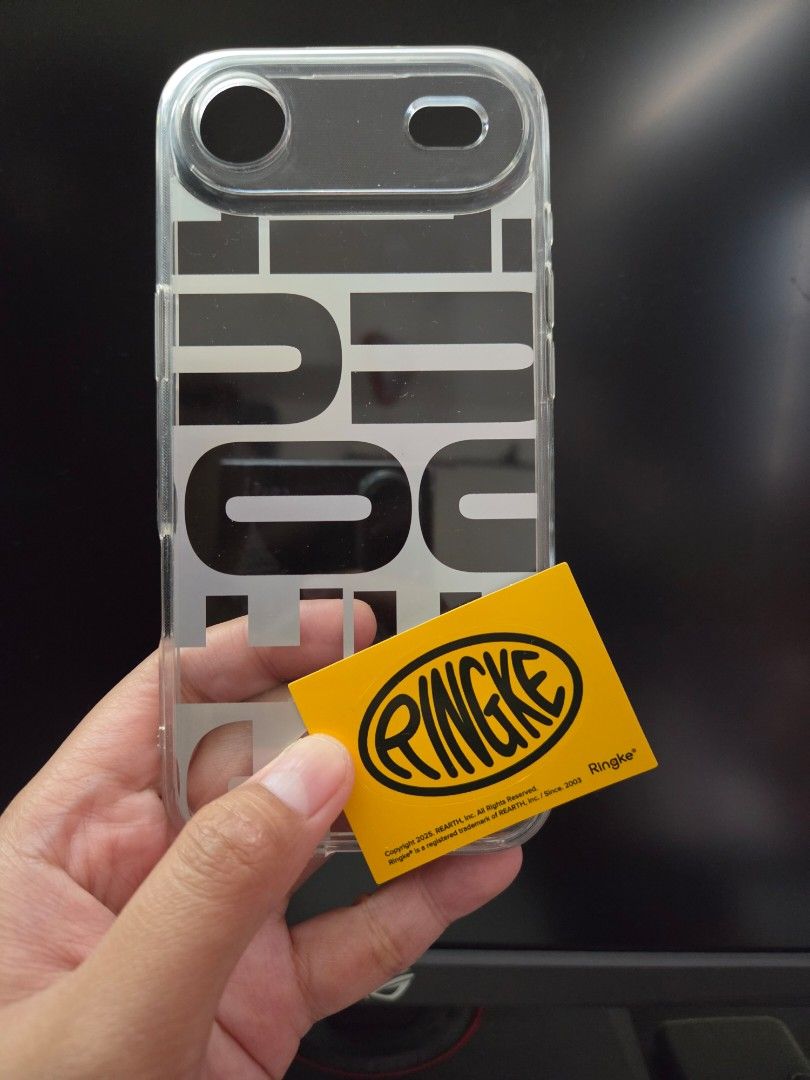 iPhone 17 Air Ringke Seoul Case Original (Category: Cases & Sleeves) located in Caloocan City. Submitted by ftmpndldymd (Listing ID 1466195832, Image 1). Description: Impulsive buyer, case used 2-3x only Can lower price if buying 2 items from other preloved phone case sale, pm for details Price slightly negotiable for sure buyers.