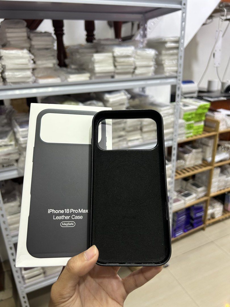 Iphone 18 Pro Max Leather Case (Category: Cases & Sleeves) located in Manila. Submitted by rjayshop_star (Listing ID 1466194641, Image 2). Description: Available Onhand Cod and non Cod Via lalamove delivery .
