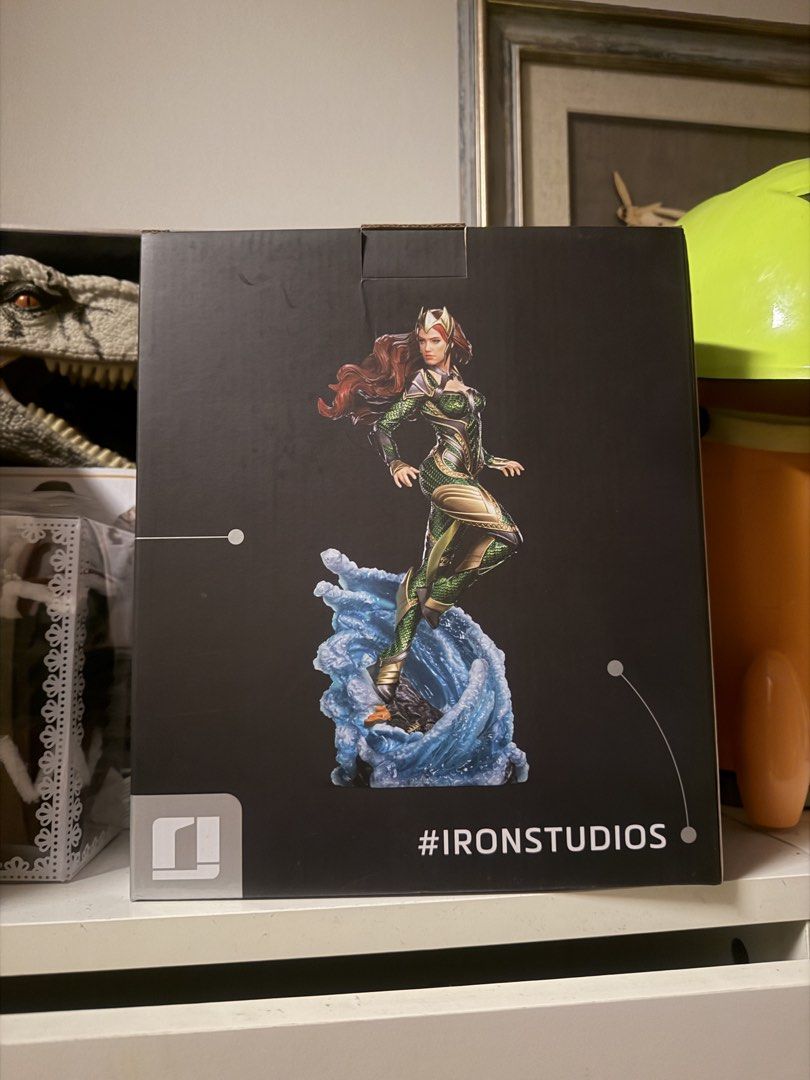 Iron Studios Mera Art Scale 1/10 (Category: Figurines & Statues) located in Manila. Submitted by ryryrys (Listing ID 1466202429, Image 2). Description: - Official DC Licensed Collectible: Iron Studios Mera figure from Zack Snyder's Justice League - Scale & Sculpt: Highly detailed 1/10 art scale with a dynamic water base pose - Packaging: Comes in the original black box with character imagery - Condition: Trusted seller, well-maintained and ready 