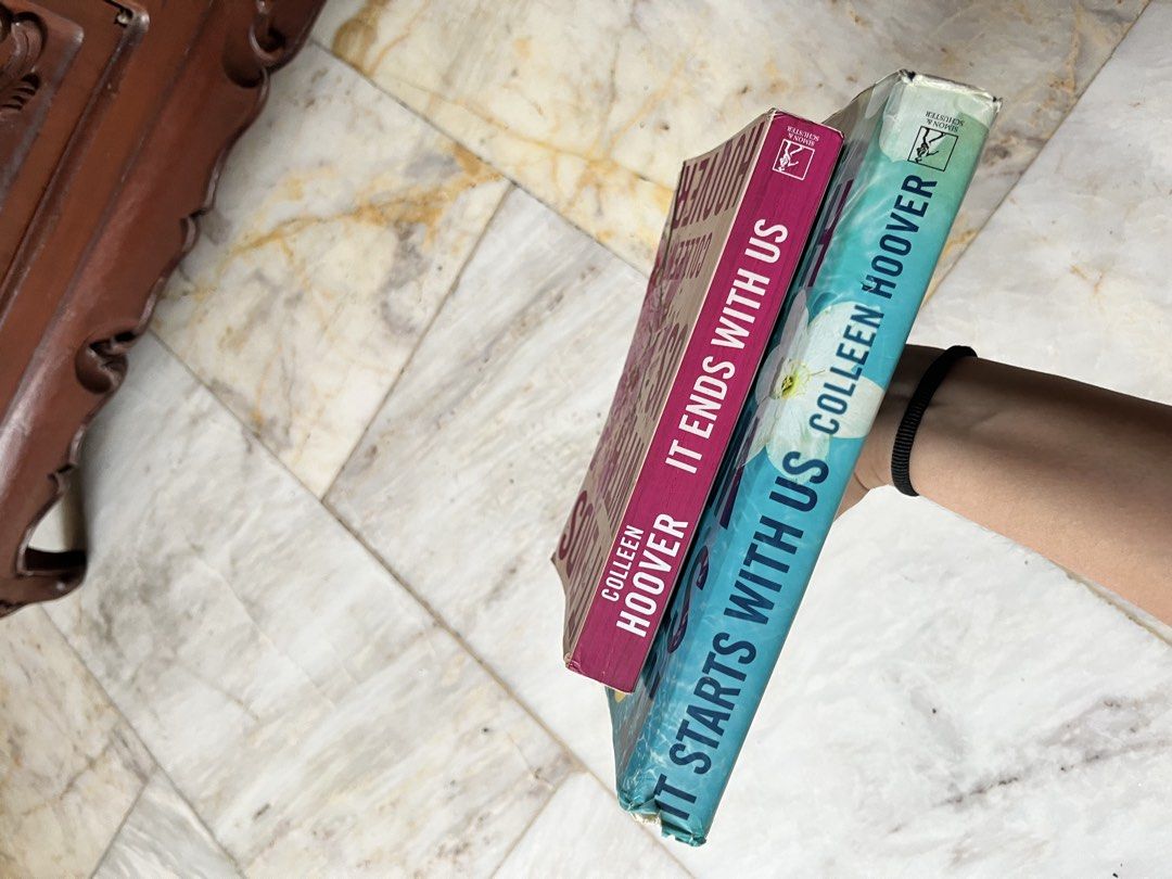 It Ends with Us series (Category: Storybooks) located in Quezon City. Submitted by aerilmanuel (Listing ID 1466198131, Image 2). Description: ✅ Both books for PHP 550 ✅ Authentic, not reprint Reason for selling: done reading already.