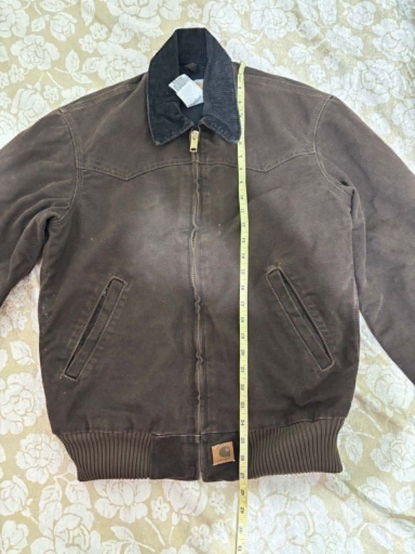 J14 CARHARTT STA FE JACKET (Category: Coats, Jackets and Outerwear) located in Manila. Submitted by shun24 (Listing ID 1466241247, Image 3). Description: DETAILS POSTED ₱13,999 only Dark brown colorway.