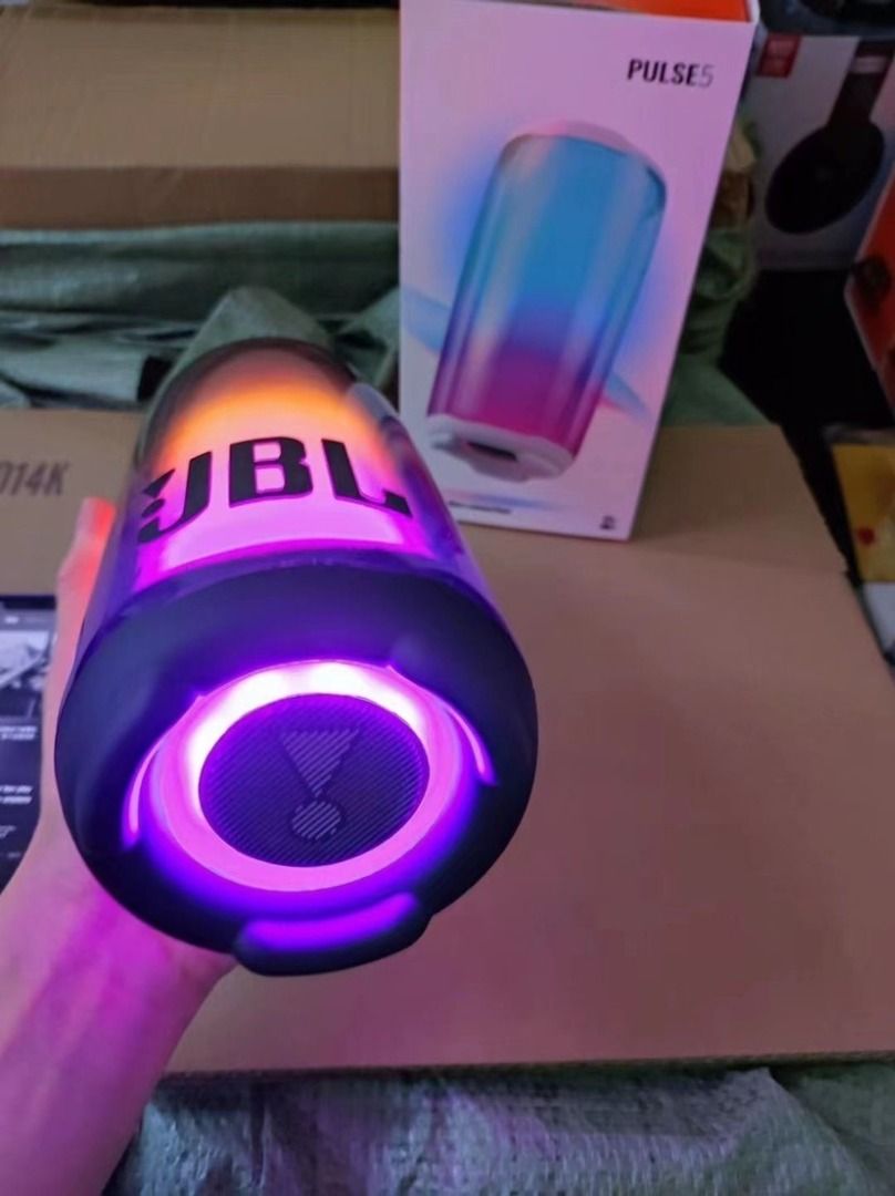 JBL Portable Bluetooth Speaker (Category: Soundbars, Speakers & Amplifiers) located in Malabon City. Submitted by quickdog-7d486e (Listing ID 1466189533, Image 2). Description: - Authentic JBL portable wireless speaker - Stunning 360-degree LED light show that syncs with music beats - Delivers crystal-clear sound with deep bass - Pristine, scratch-free physical condition - Convenient top-ring control buttons and base-mounted power/Bluetooth switc