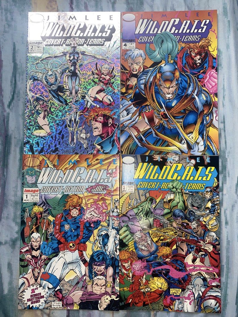 Jim Lee WildCats Vintage (Category: Comics & Manga) located in Pasig City. Submitted by theseanborjal (Listing ID 1466212663, Image 1). Description: -Sold As Bundle .