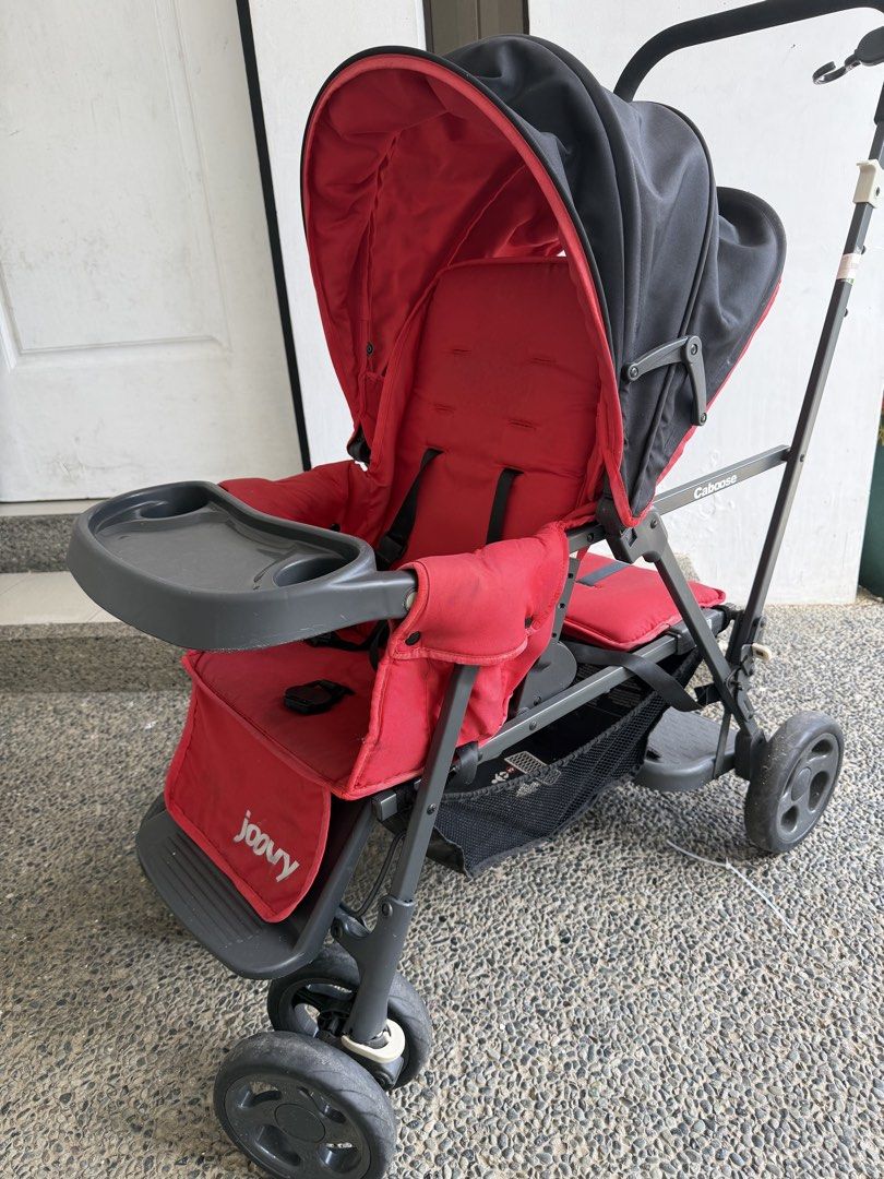 Joovy Caboose Sit and Stand Double Stroller (Category: Strollers) located in Marikina City. Submitted by bg22.23 (Listing ID 1466167303, Image 2). Description: See pics. Orig price $250..