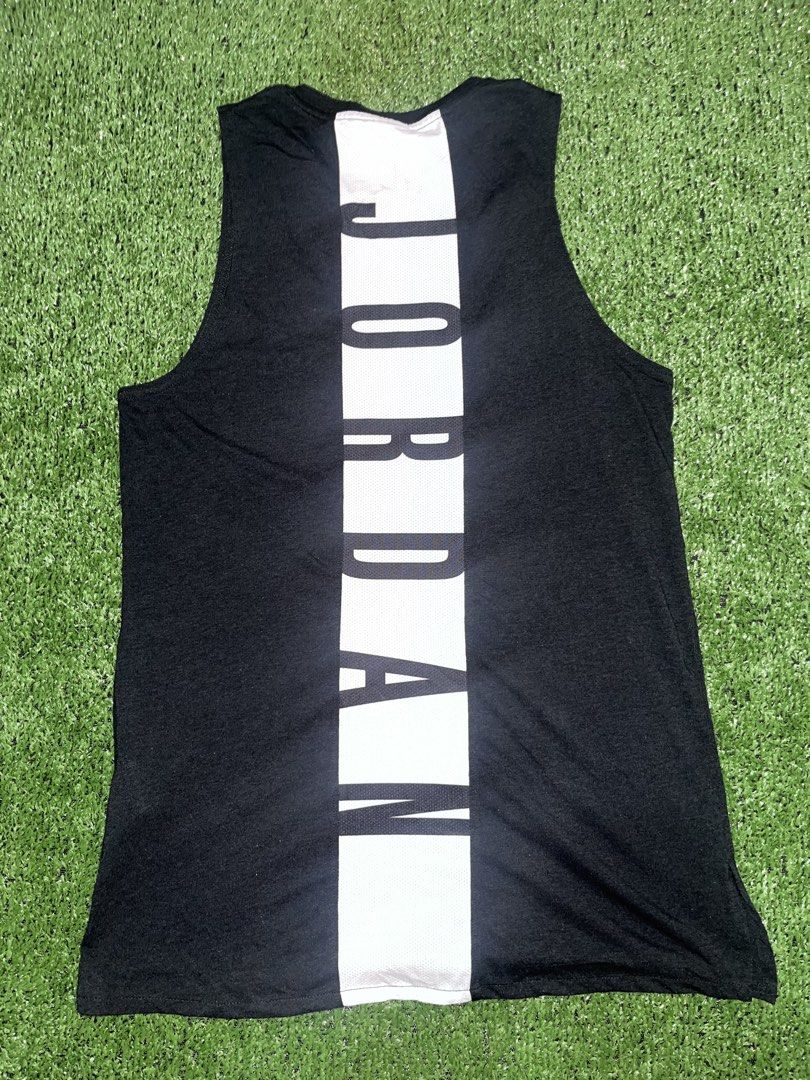 Jordan tank top (Category: Activewear) located in Manila. Submitted by nevahhbrokeagain (Listing ID 1466253174, Image 3). Description: Nike Jordan Alpha 23 Large on tag 19x29.5 No issue Excellent 9.5/10 color rate 650 only! 📥.