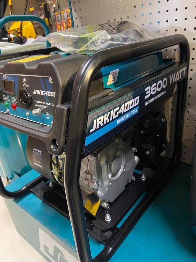 JRK GASOLINE GENERATOR (Category: Announcements) located in San Pablo. Submitted by justineange628 (Listing ID 1466165640, Image 2). Description: JRK JRKIG4000 Gasoline Inverter Generator. Key Features: * Model: JRKIG4000 * Type: Gasoline Inverter Generator * Output: AC 220V * USB Port: For charging small devices * Digital Display: Displays voltage and operating status * Overload Alarm: Protects the generator from excessive load * Ground (GND) Te