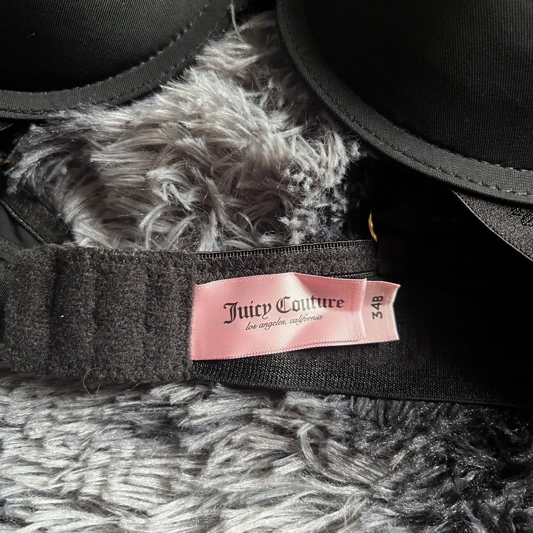 JUICY COUTURE BRA (Category: Undergarments & Loungewear) located in Manila. Submitted by moreenandco. (Listing ID 1466215026, Image 3). Description: Underwire Good as new 34B.