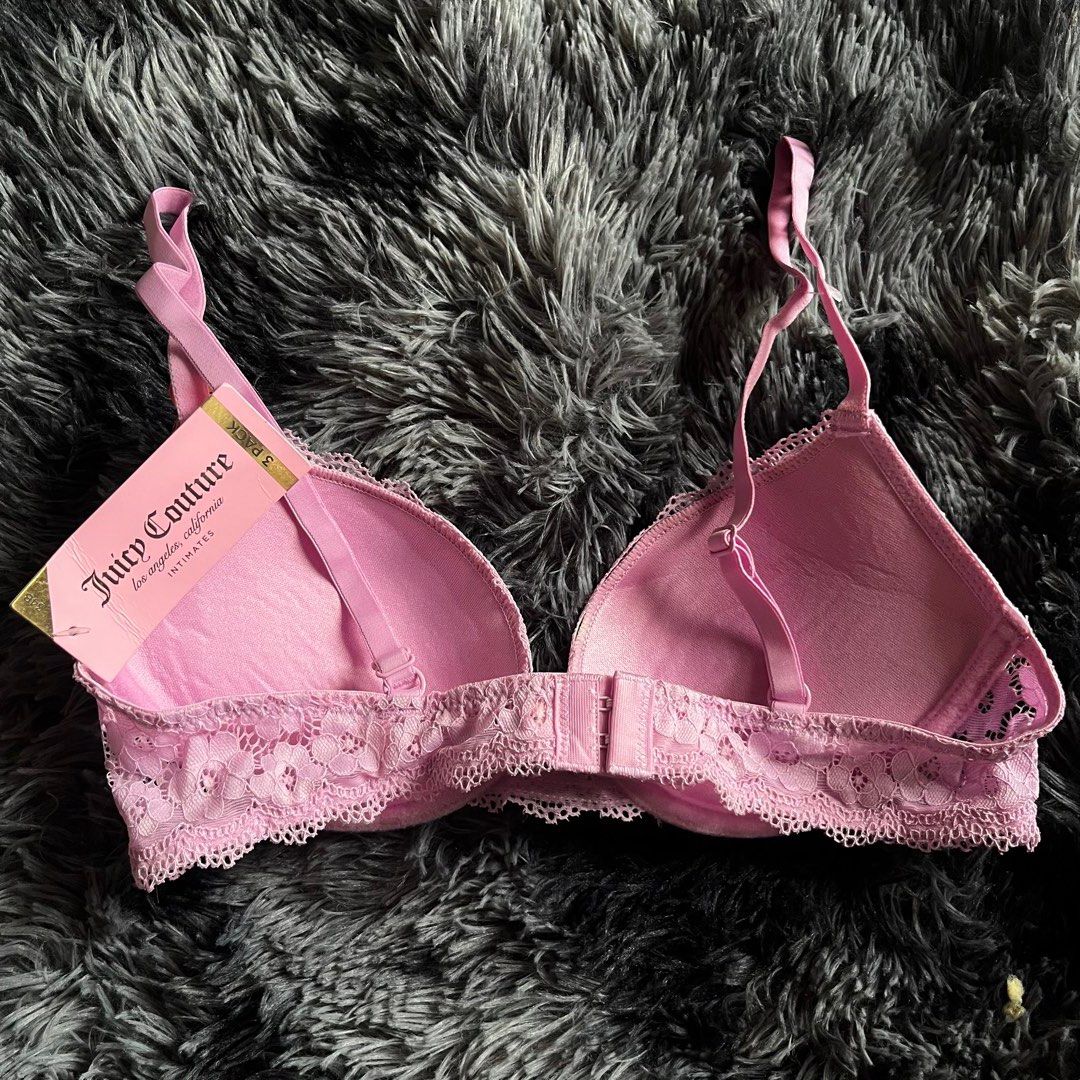 JUICY COUTURE BRA (Category: Undergarments & Loungewear) located in Manila. Submitted by moreenandco. (Listing ID 1466214629, Image 3). Description: Underwire Good as new with tag❗️ 34B.