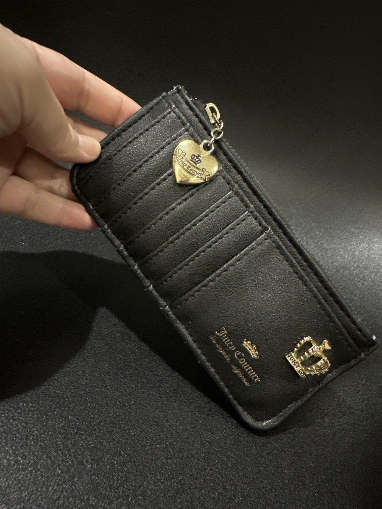 Juicy Couture Wallet (USED) (Category: Wallets & Card holders) located in Manila. Submitted by krystalchewey_ (Listing ID 1466251499, Image 1). Description: Used Actual Photo Posted 545php Black .