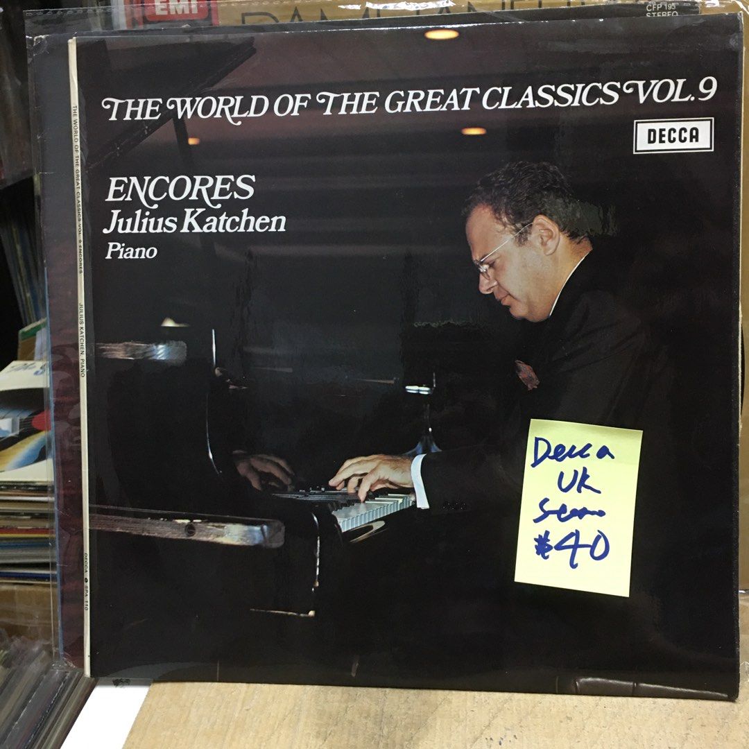 Julius Katchen (piano) - Encores, Decca UK 黑膠唱片，英國版