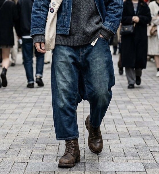 Junya Watanabe CDG Harem Denim Jeans (Category: Jeans) located in Irosin. Submitted by kylebri (Listing ID 1466250606, Image 2). Description: Junya Watanabe Comme des Garcons Harem Denim Jeans Japan Denim 🇯🇵 good as new no issue size 30 length 34 direct message me ! 📥 .